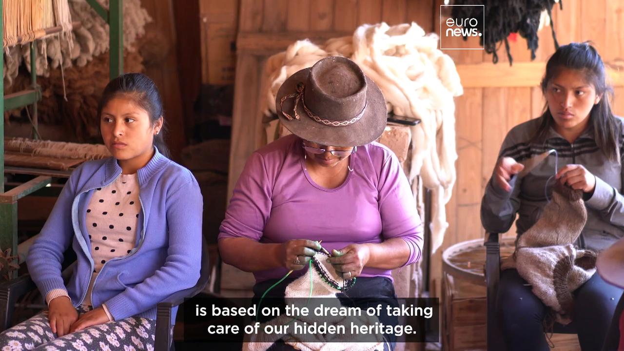 WATCH: The Andean weaver preserving her vibrant handcrafting heritage