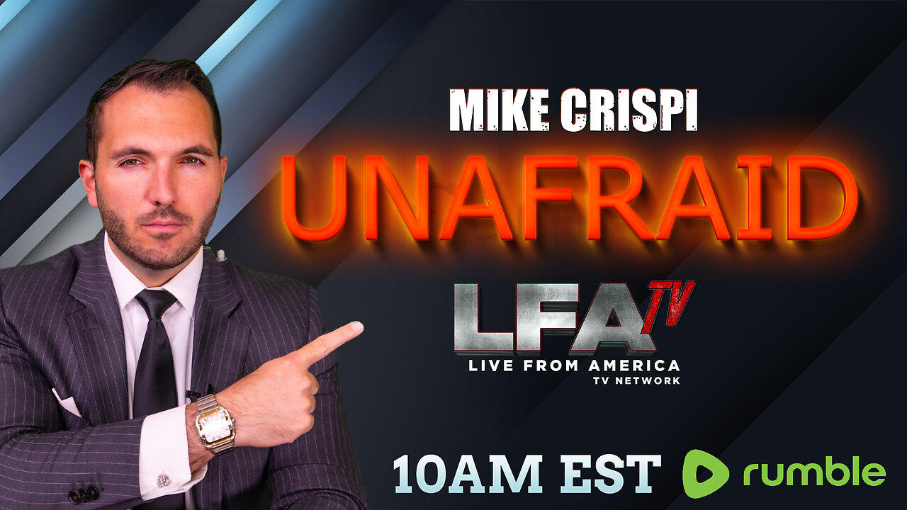 MIKE JOHNSON TO BE VACATED AS SPEAKER THIS WEEK?! | MIKE CRISPI UNAFRAID 3.25.24 10am EST