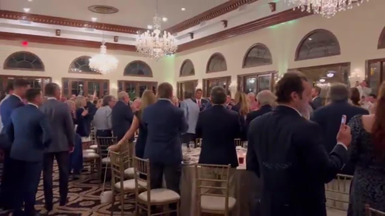 President Trump Received The Senior Club Championship Award During The Champions Dinner