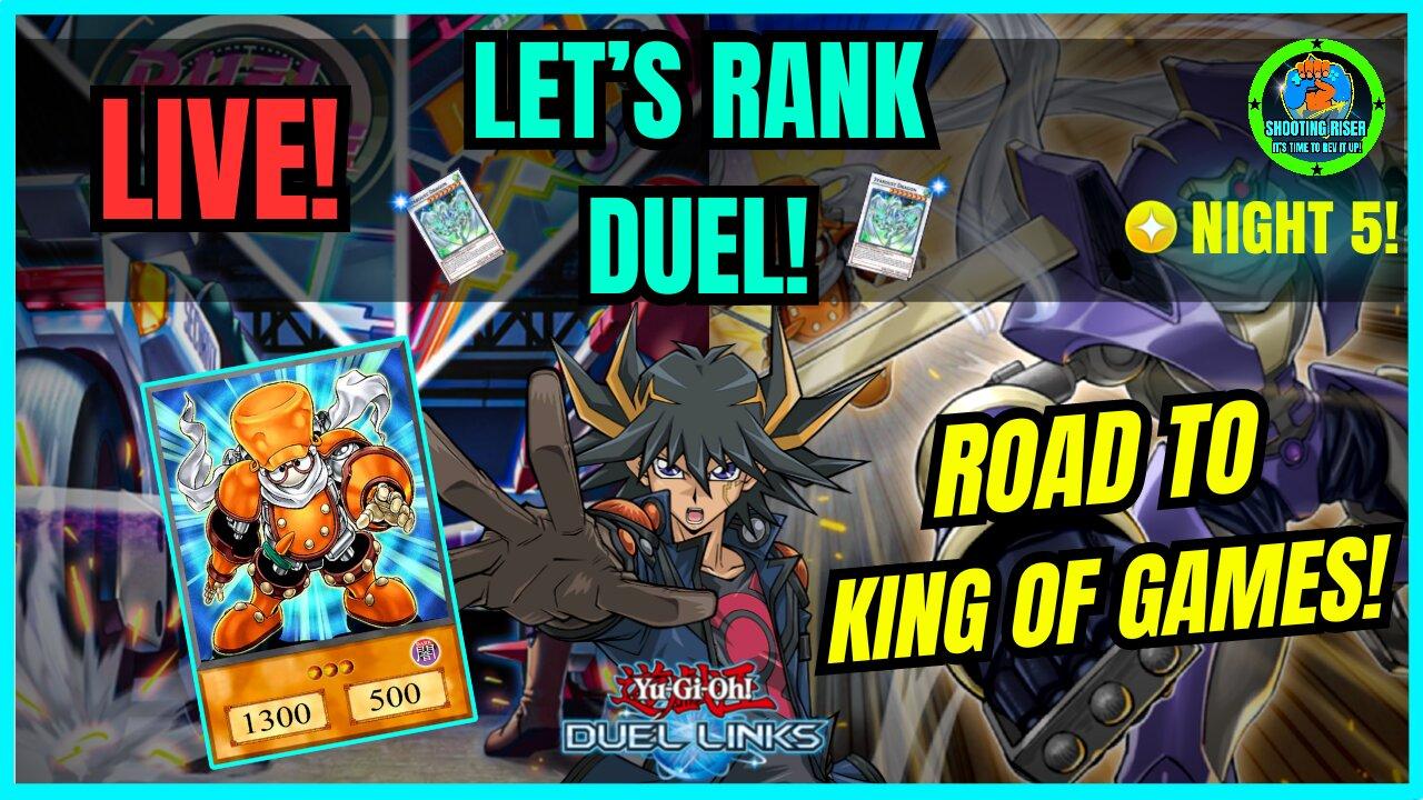 CAN I MAKE IT TO KING OF GAMES? - RANK DUELS - Yu-Gi-Oh! Duel Links #live #yugioh #duellinks