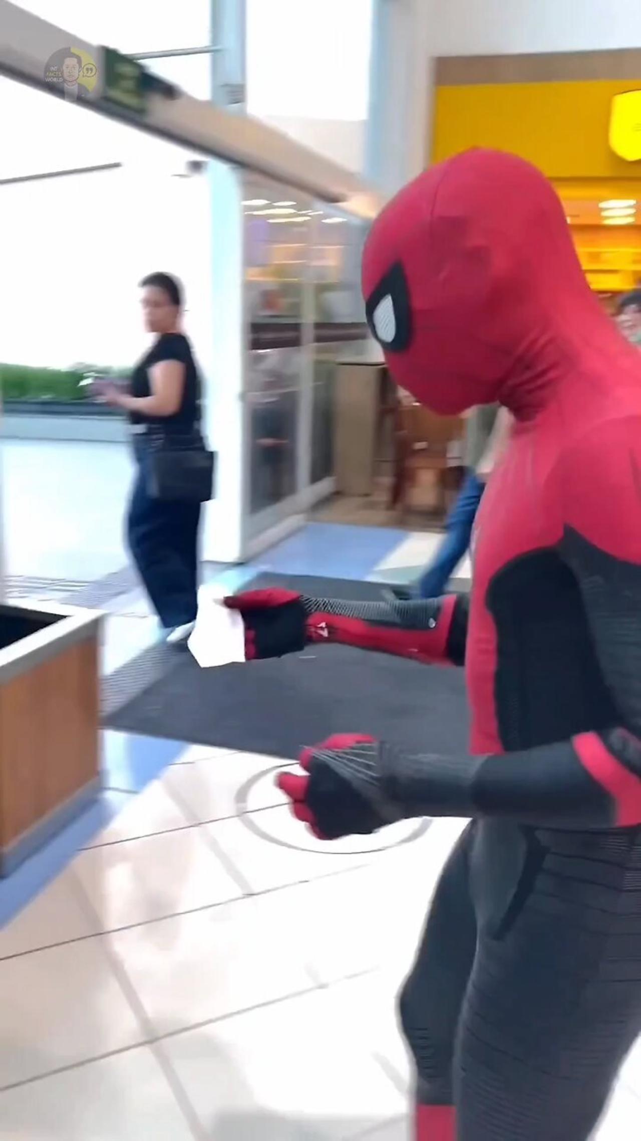 Spider-Man Shows Why You Shouldn't Touch Elevator Handrails