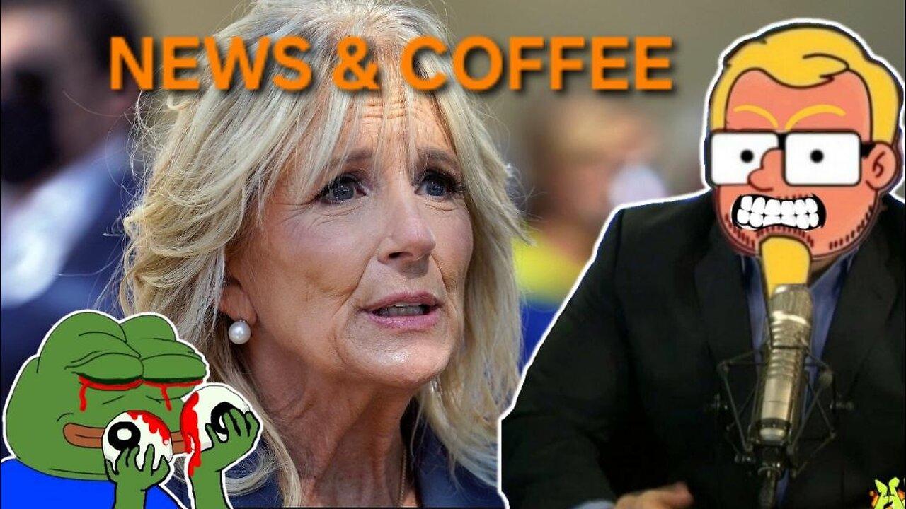NEWS & COFFEE- JILL BIDEN WARNING , TRUMPS LEGAL UPDATE , JOE IS UP TO SOMETHING AND MORE
