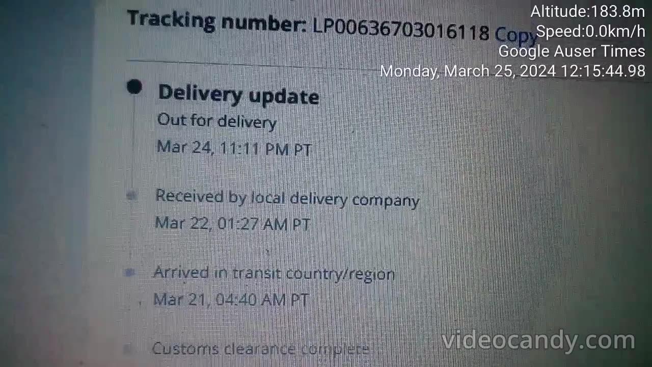Newly insane Slovenian police package delivery via Express One March 25th, 2024