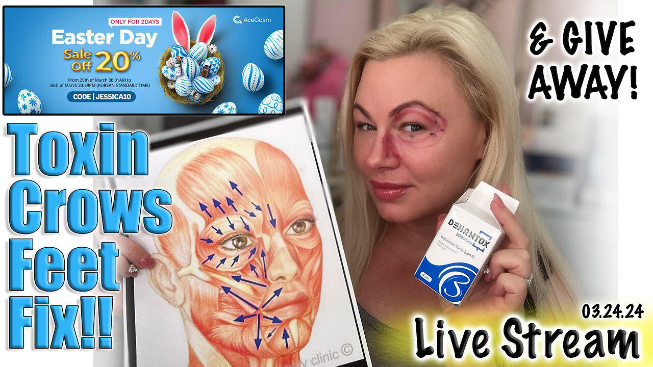 Live All About Eye Area Toxin: Placement, Depth and why w/ Dehantox, AceCosm | Code Jessica10