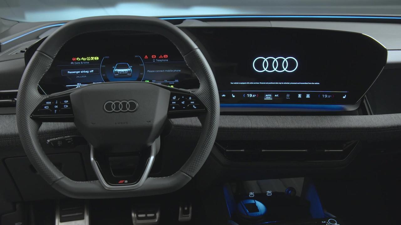 The new Audi Q6 e-tron quattro Infotainment System