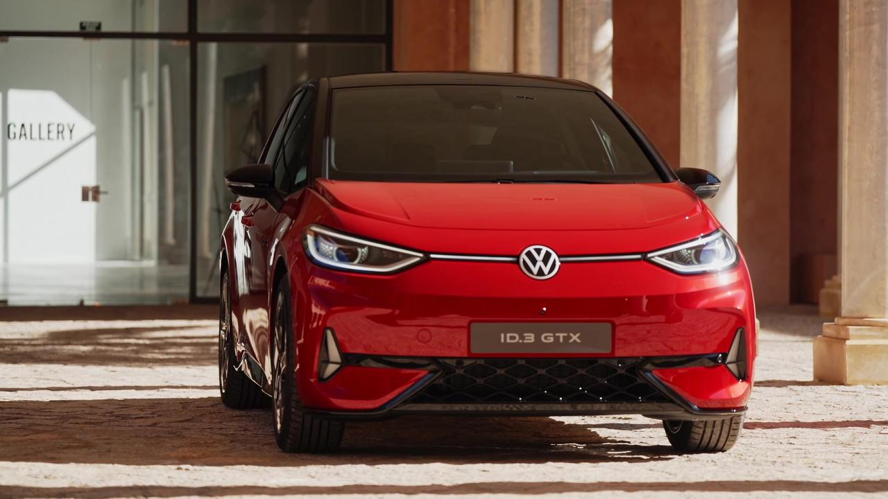 The all-new Volkswagen ID.3 GTX Exterior Design in Kings Red Metallic