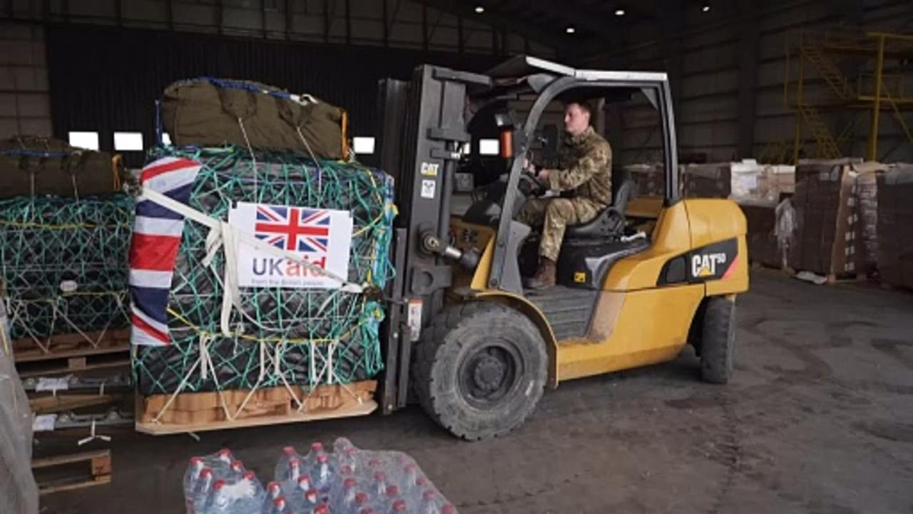 UK Forces airdrop over 10 tonnes of food supplies to Gaza