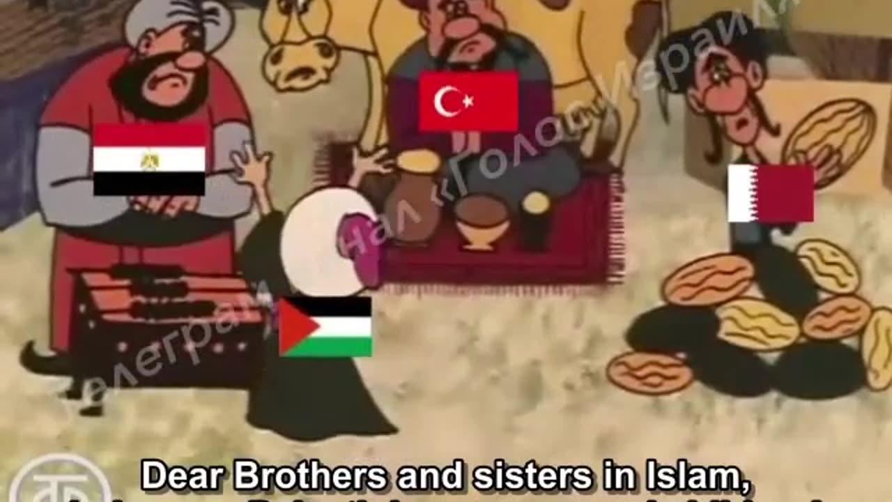 Palestine begging muslim brothers for help