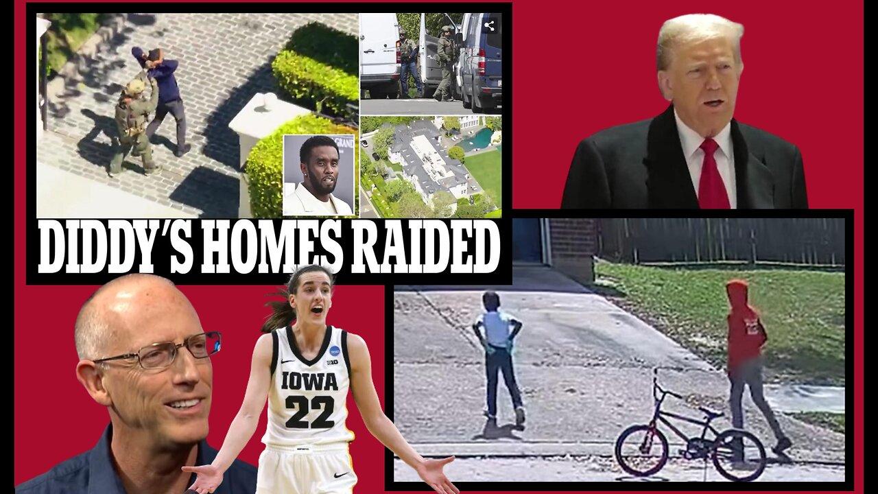 Diddy LA mansion raided by Feds, Black crime & violence affecting NCAA Tournament.