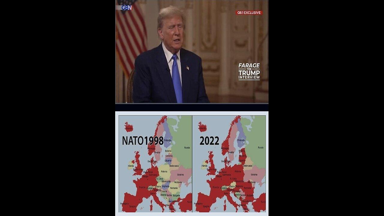 NATO took advantage of the US, President Trump