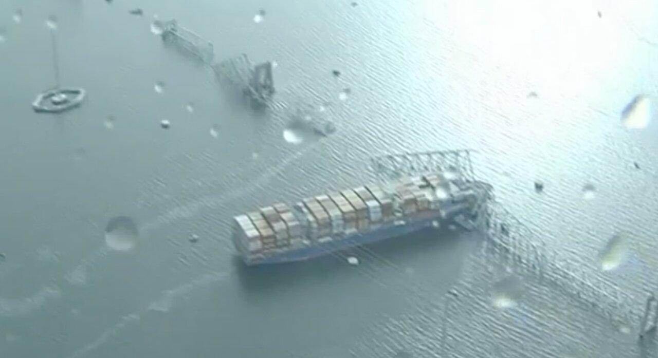BREAKING - Cargo Ship Strikes Bridge in Maryland