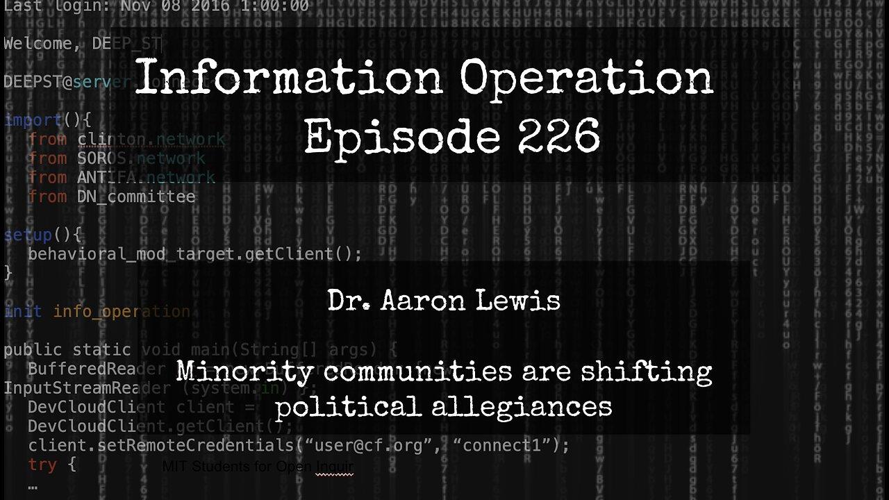 LIVE 11am EST: IO Episode 226 - Dr. Aaron Lewis - Attack On Free Speech