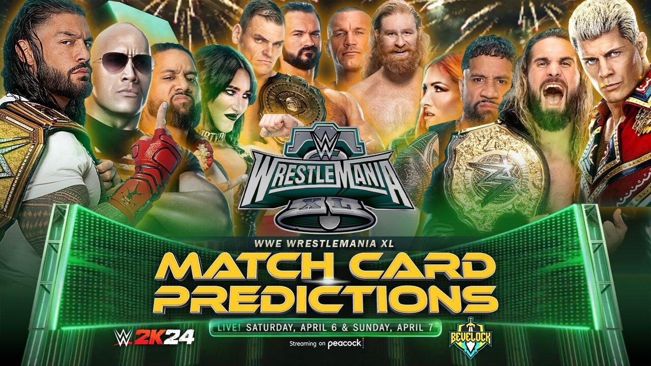 WWE WrestleMania 40 - Match Card Predictions [v3]