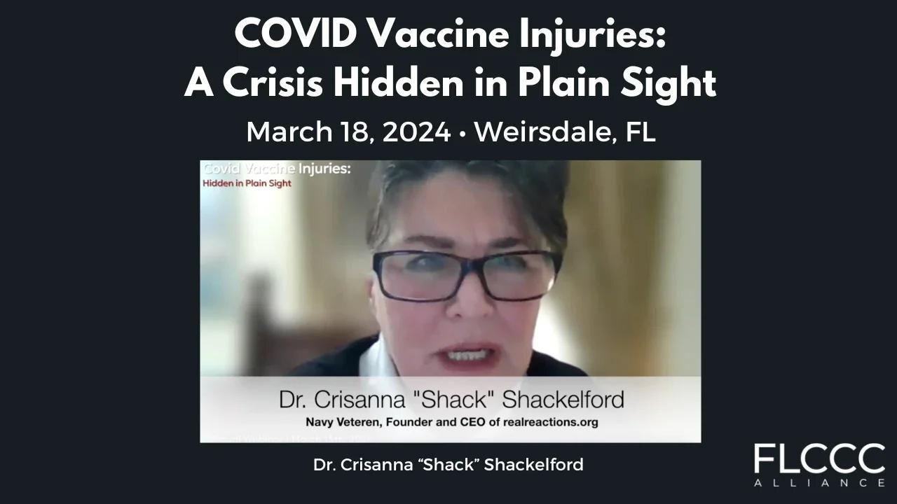 Dr. Crisanna Shackelford Speaking at the Covid Vaccine Injuries: Hidden in Plain Sight event (March