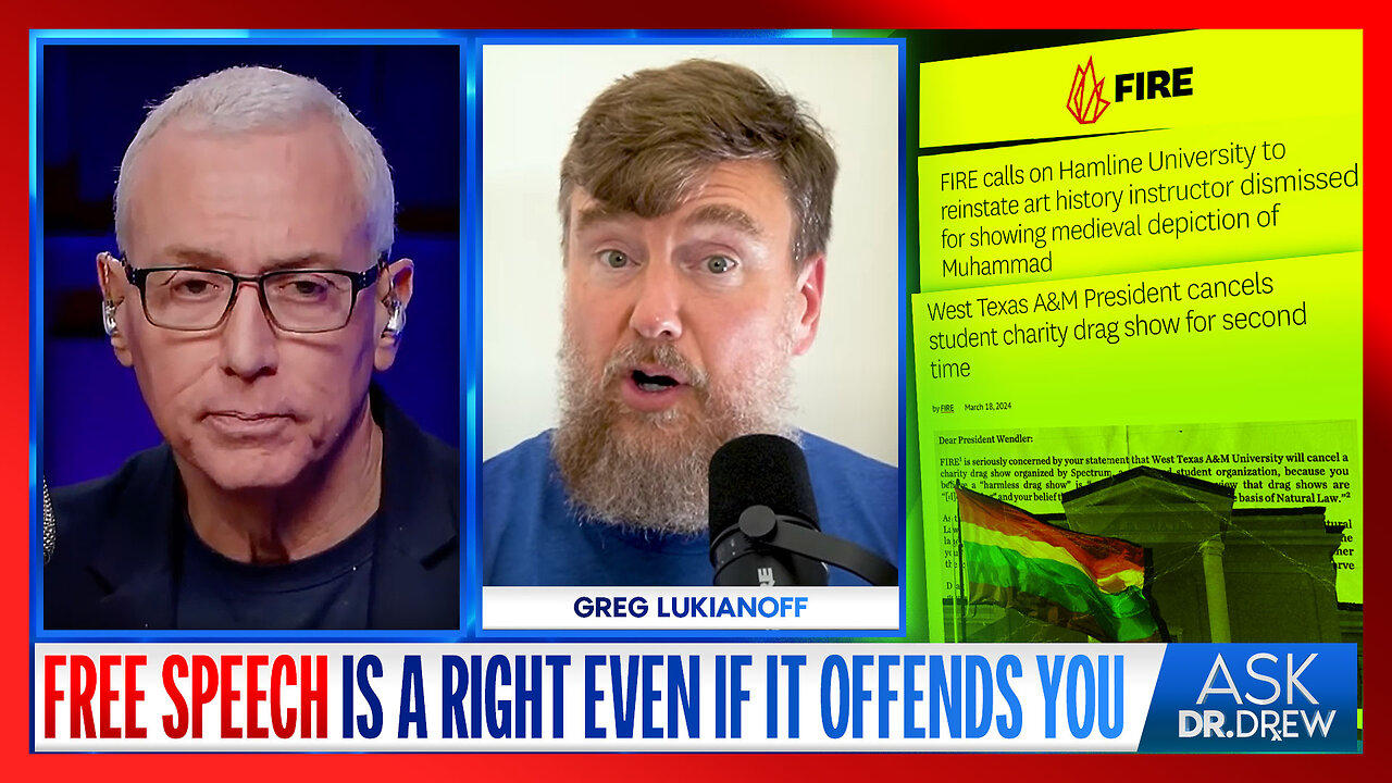 Why “Freedom Of Speech” Means Defending Conservative Judges AND Drag Shows w/ Greg Lukianoff & Warren Smith – Ask Dr. 