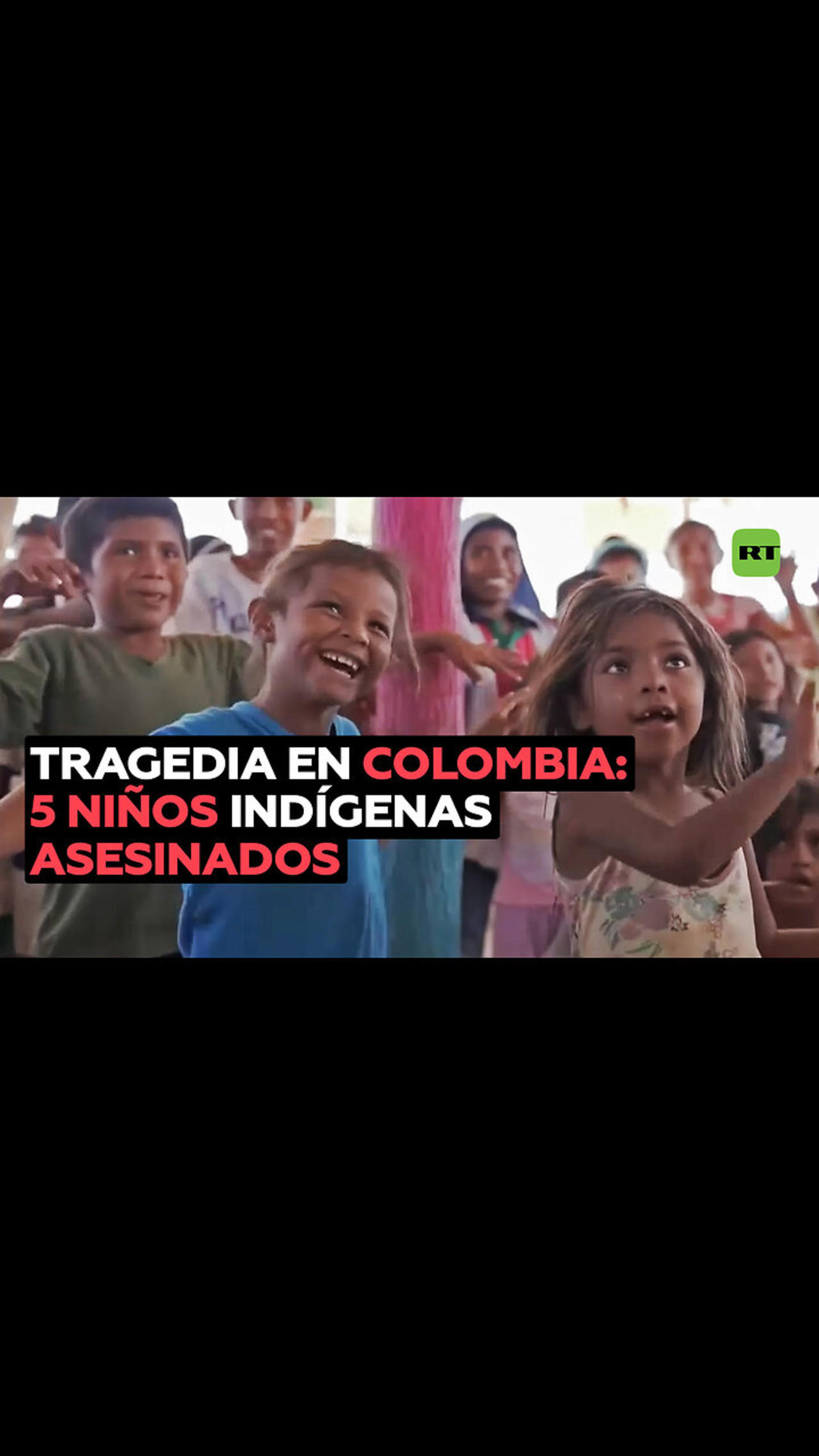 Tragedia en Colombia: 5 niños indígenas asesinados