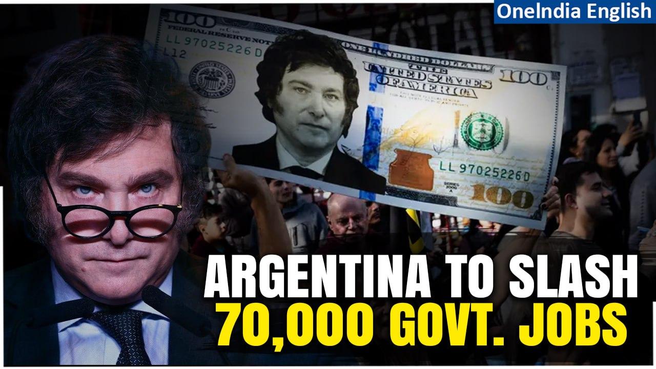 Argentina's President Milei Set to Slash Public Jobs in Ambitious Economic Reforms | Oneindia News