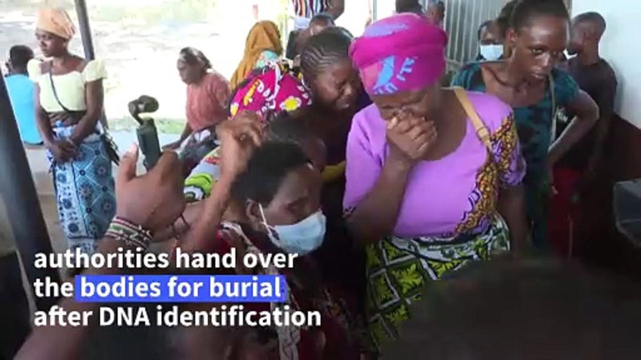 Grief as Kenyan authorities release first cult massacre bodies