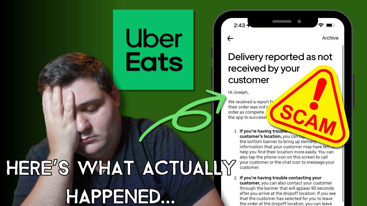 I Got SCAMMED By an UberEats Customer!! A Dark Truth REVEALED!