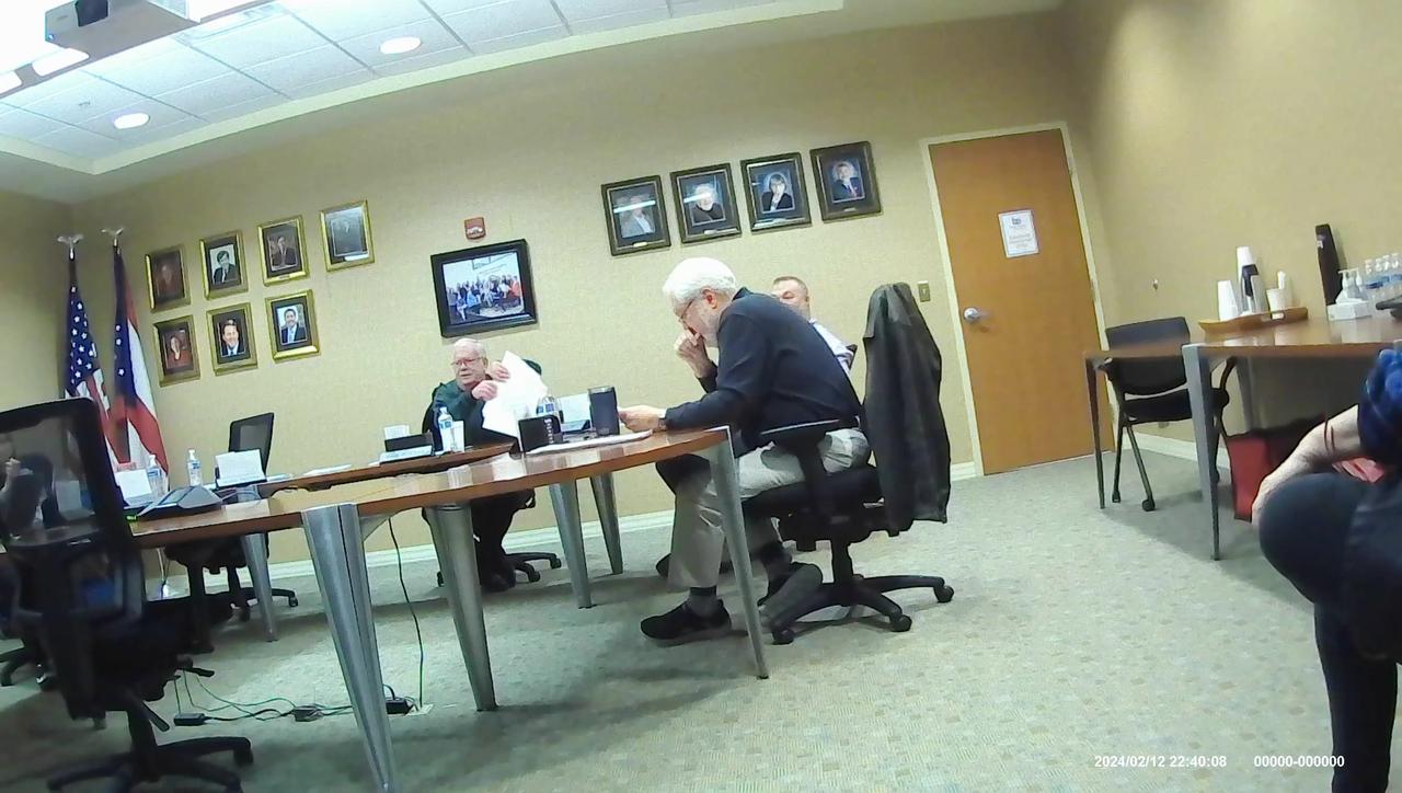 Butler County, Ohio, Board of Elections, public meeting Feb 12 part 5. (Body Cam)