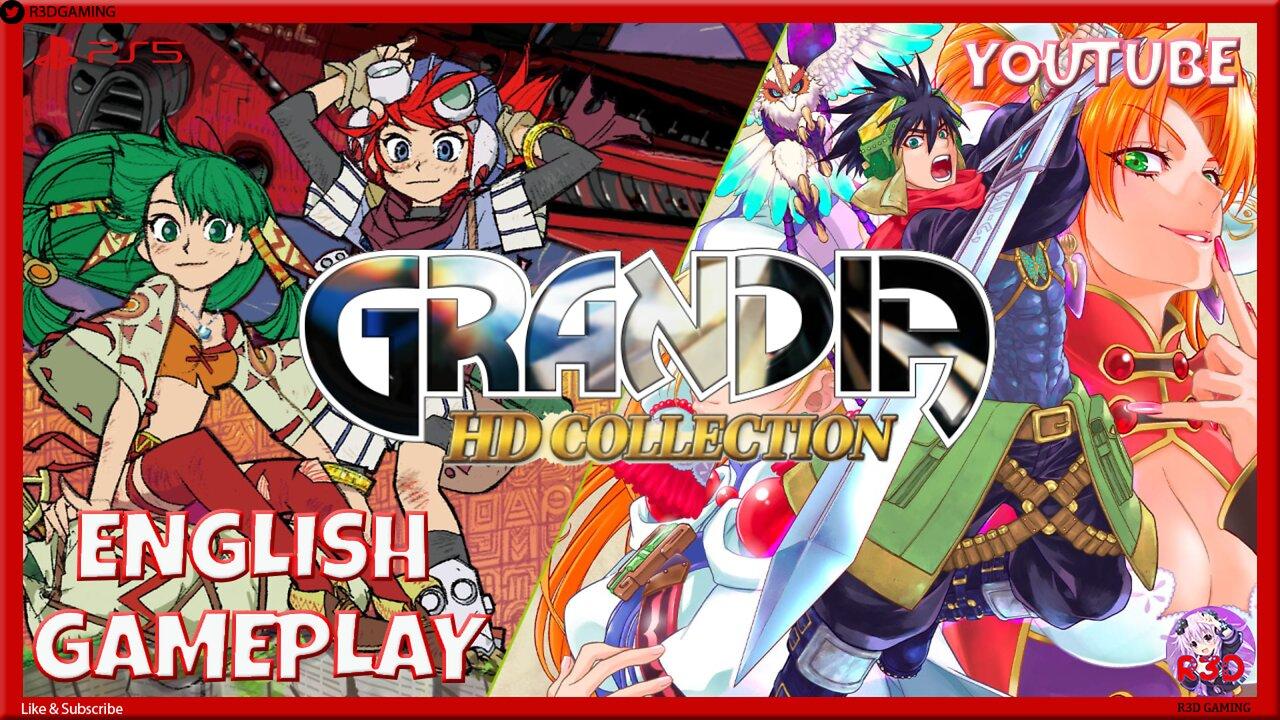 GRANDIA HD COLLECTION! Playstation 5 GAMEPLAY! Rejoining Justin and Ryudo! GRANDIA 1 & 2 HD!
