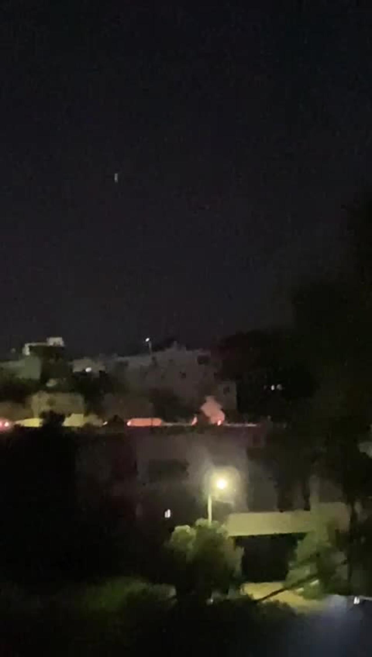 Footage shows the moment an Israeli military vehicle was targeted
