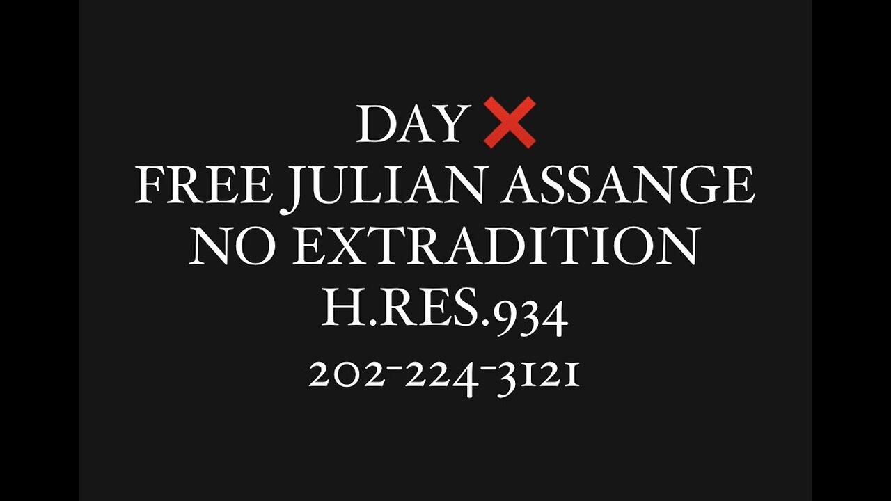 Free Assange; Day ❌ Philadelphia Pennsylvania