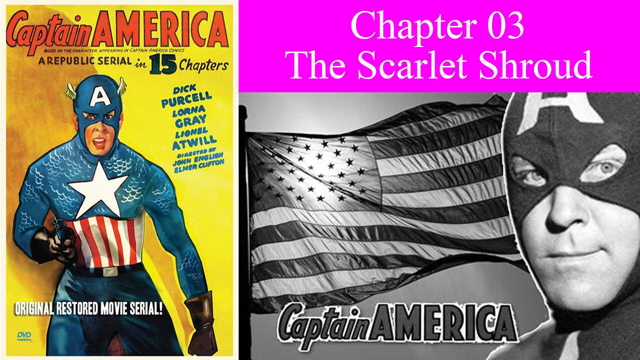 Captain America Chapter 3 The Scarlet Shroud 1944 Full Serial, Action, Adventure, Sci-Fi Movie
