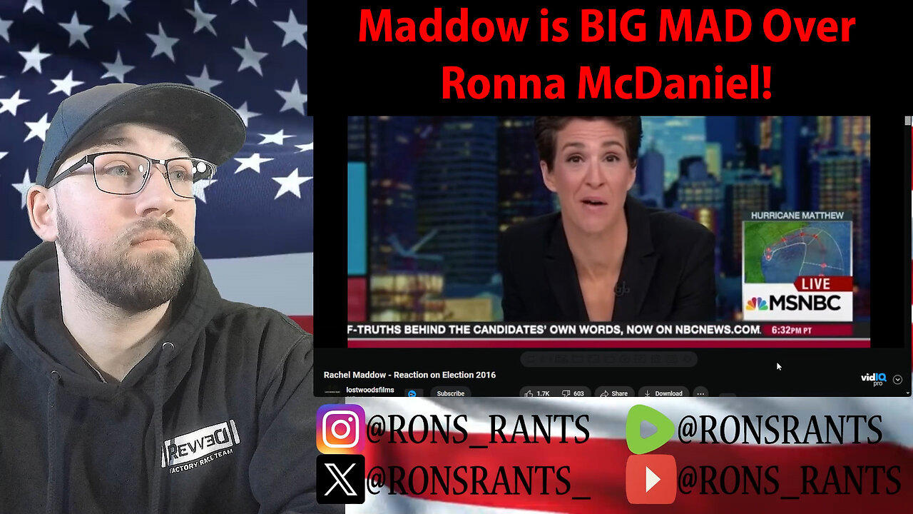 Rachel Maddow Livid Over Ronna McDaniel's NBC News Role