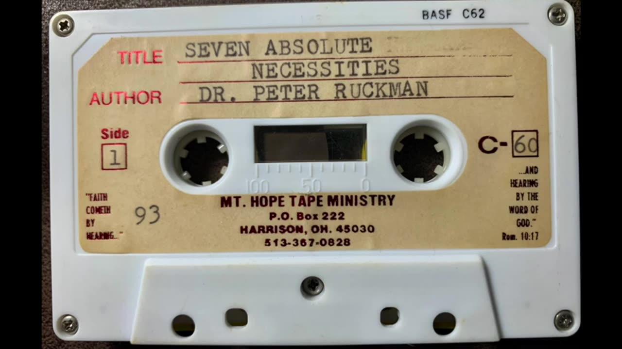 7 Absolute Necessities, by Dr Ruckman (Thanks Danny Castle)