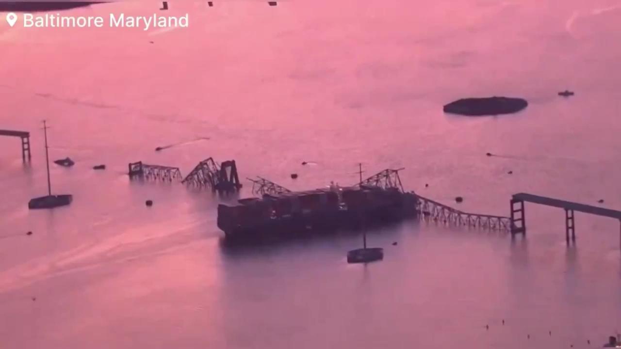 BREAKING: Ship Crashes Into Bridge In Baltimore Maryland