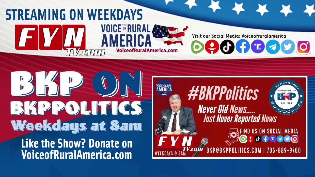 LIVESTREAM - Wednesday 3.27 8:00am ET - Voice of Rural America with BKP