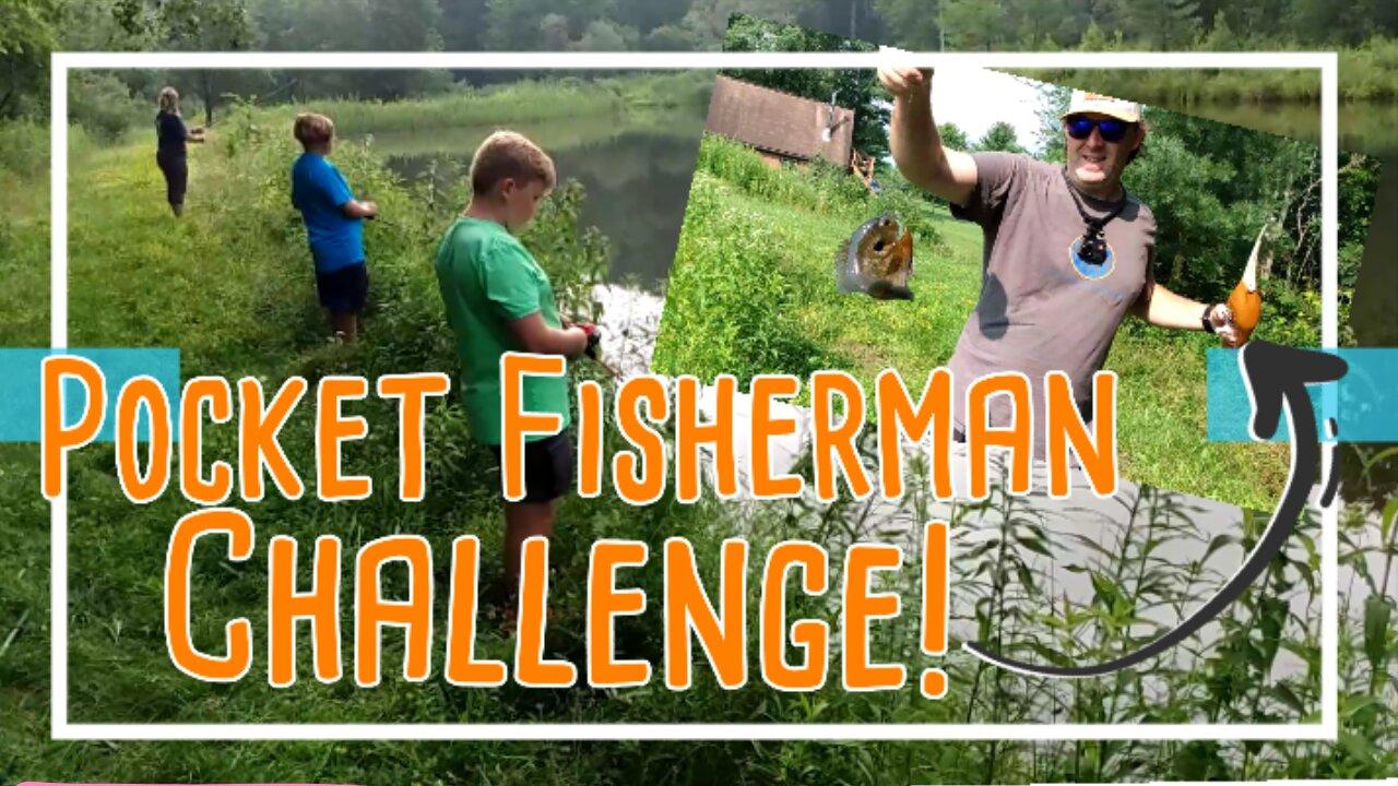 Vintage Pocket Fisherman Fishing Challenge | Bass Fishing