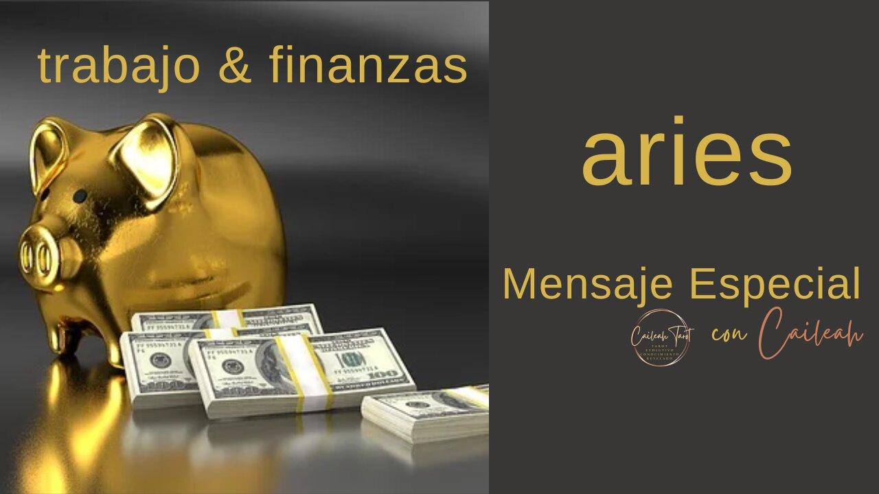 Aries ♈️:  Trabajo & Finanzas.