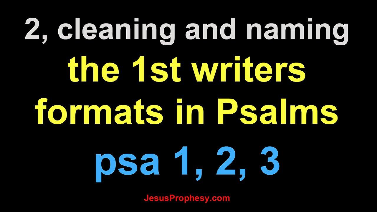 psalm 3 revealing the 1st writers hidden format