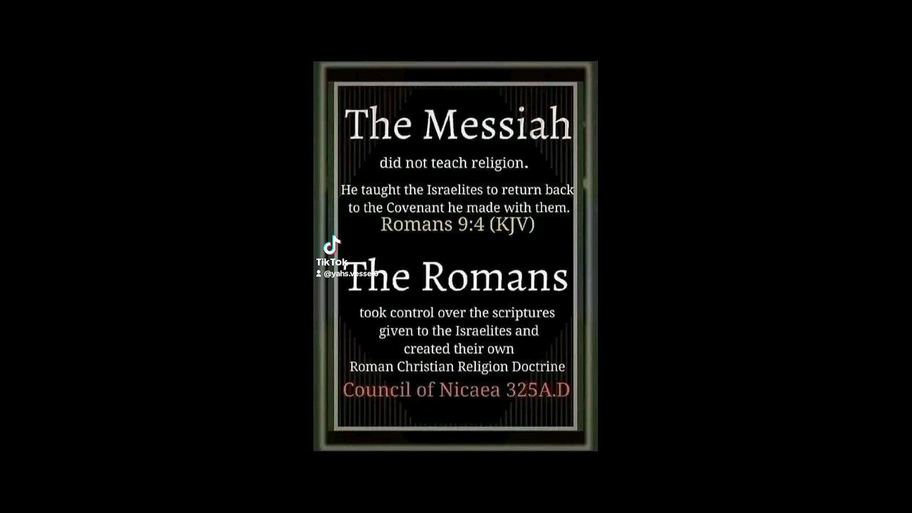 The Difference Between THE REAL MESSIAH Vs The Romans