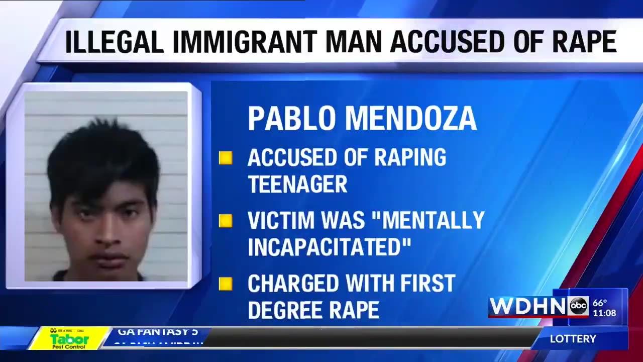 An illegal alien has been charged with "raping a mentally incapacitated teen" in Alabama