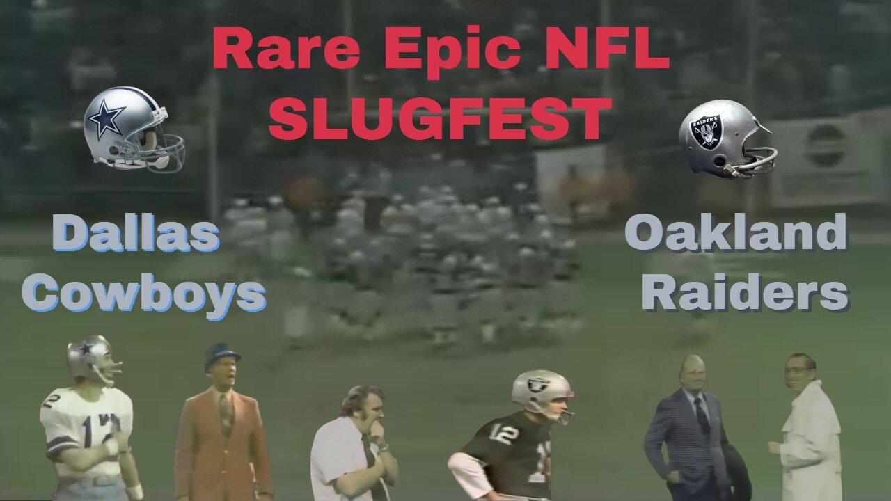 Dallas Cowboys Oakland Raiders MNF SNF Rare slugfest