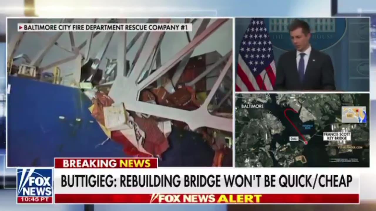 Pete Buttigieg says rebuilding the Baltimore Bridge won't be quick