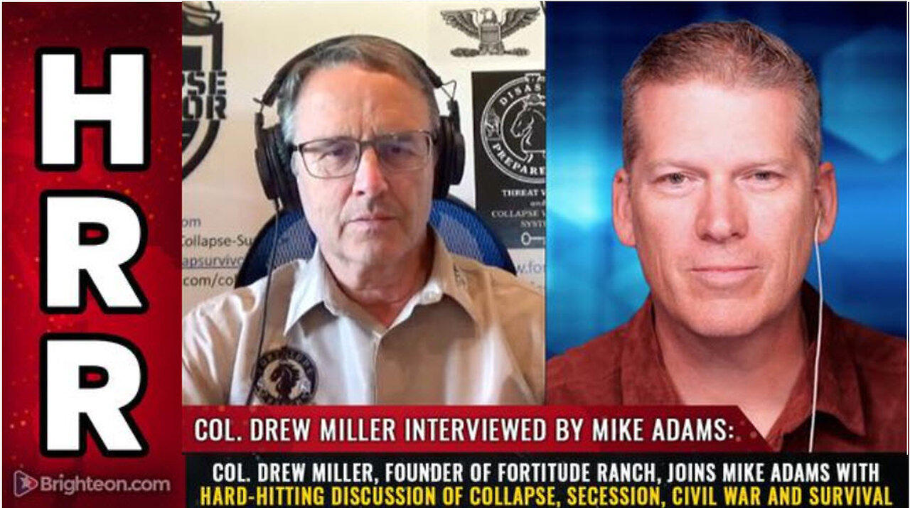 Col. Drew Miller, founder of Fortitude Ranch, joins Mike Adams with hard-hitting discussion...