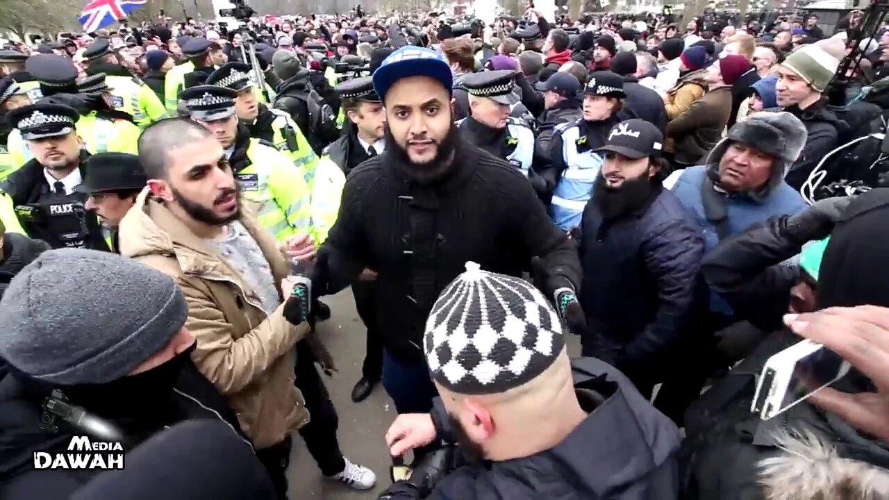 521-Violence Erupts with Tommy Robinson's Supporters.