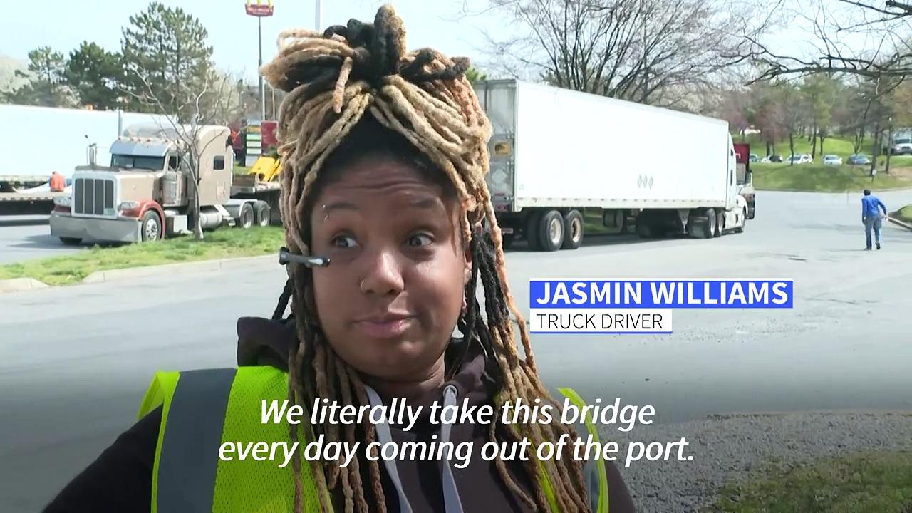 Baltimore residents in shock after bridge-ship collision