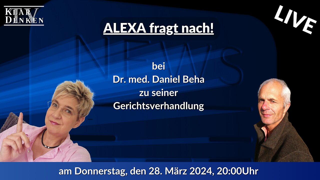 🔴 💥Alexa fragt nach! ...bei Dr. med. - One News Page VIDEO