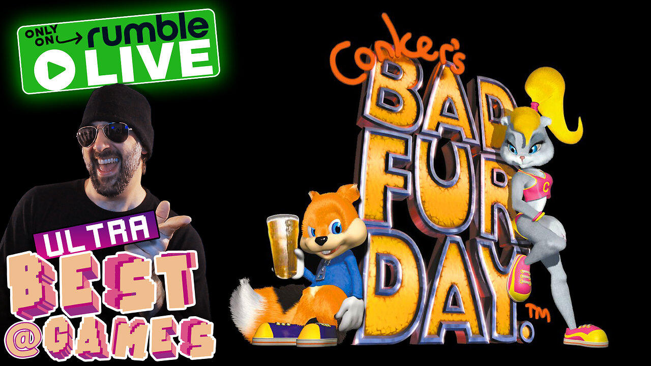 LIVE 3/27 at 8:30pm ET | CONKER'S BAD FUR DAY + Chat Games