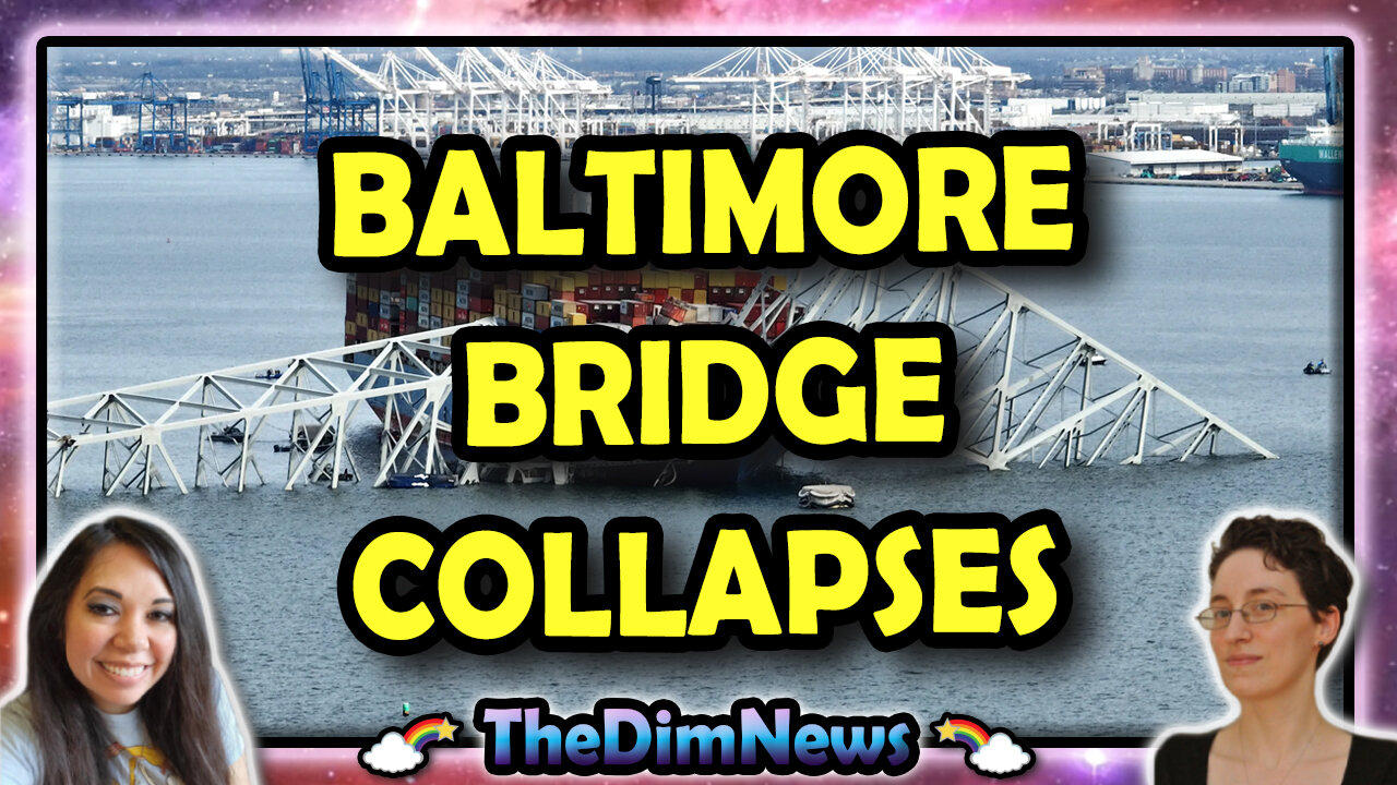 TheDimNews LIVE: Baltimore Bridge Collapses | Alex and I Met in Person!