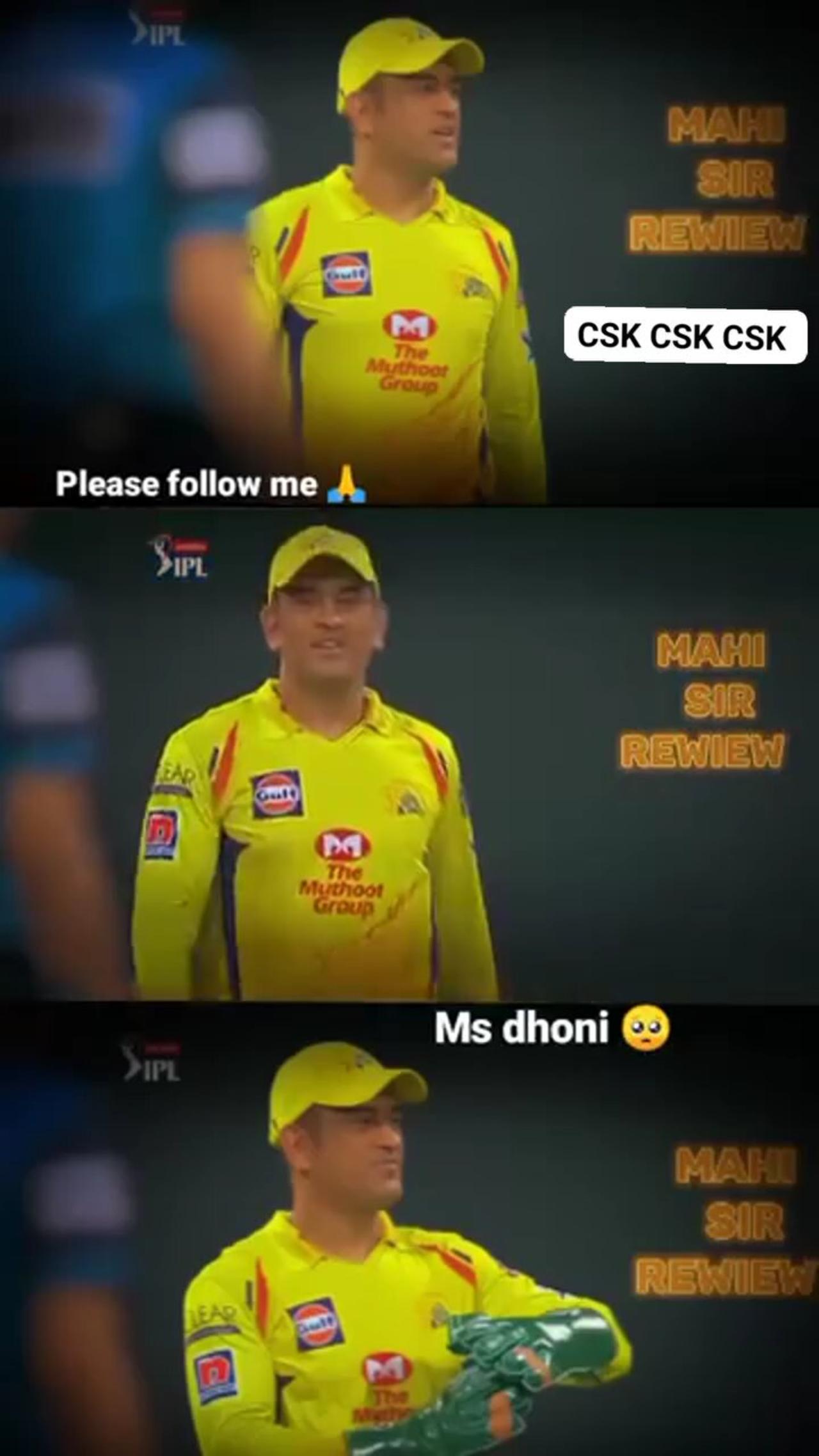 mahi bhai.. #csk #ipl