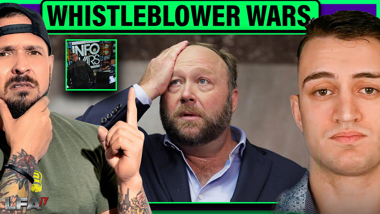 ALEX JONES WILL BE MIA INFOWARS vs WHISTLEBLOWER WARS | MATTA OF FACT 3.28.24 2pm EST