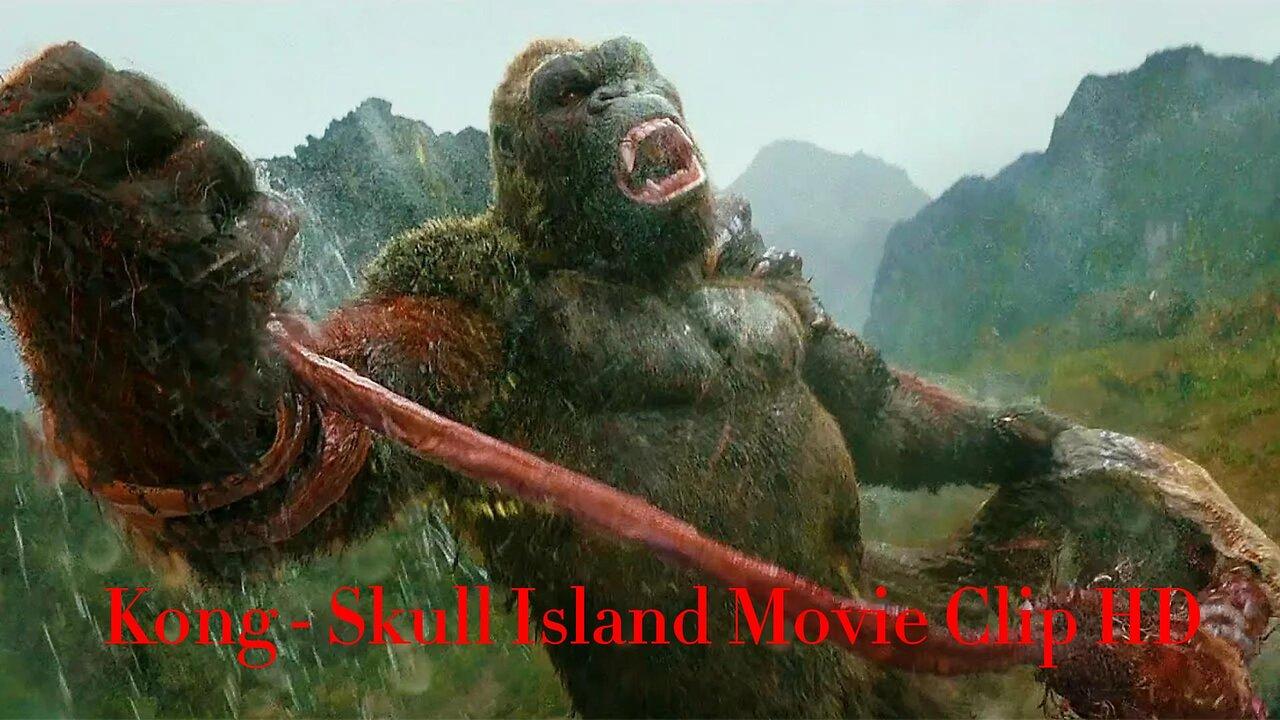 King Kong vs Skullcrawler - Final Fight Scene - Kong - Skull Island (2017) Movie Clip HD