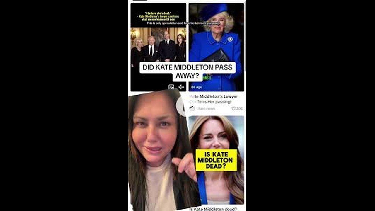 KATE MIDDLETON IS DEAD!! Purim Blood Moon Solar Eclipse Points to START of the GREAT TRIBULATION! Great Tribulation Begins Sign 