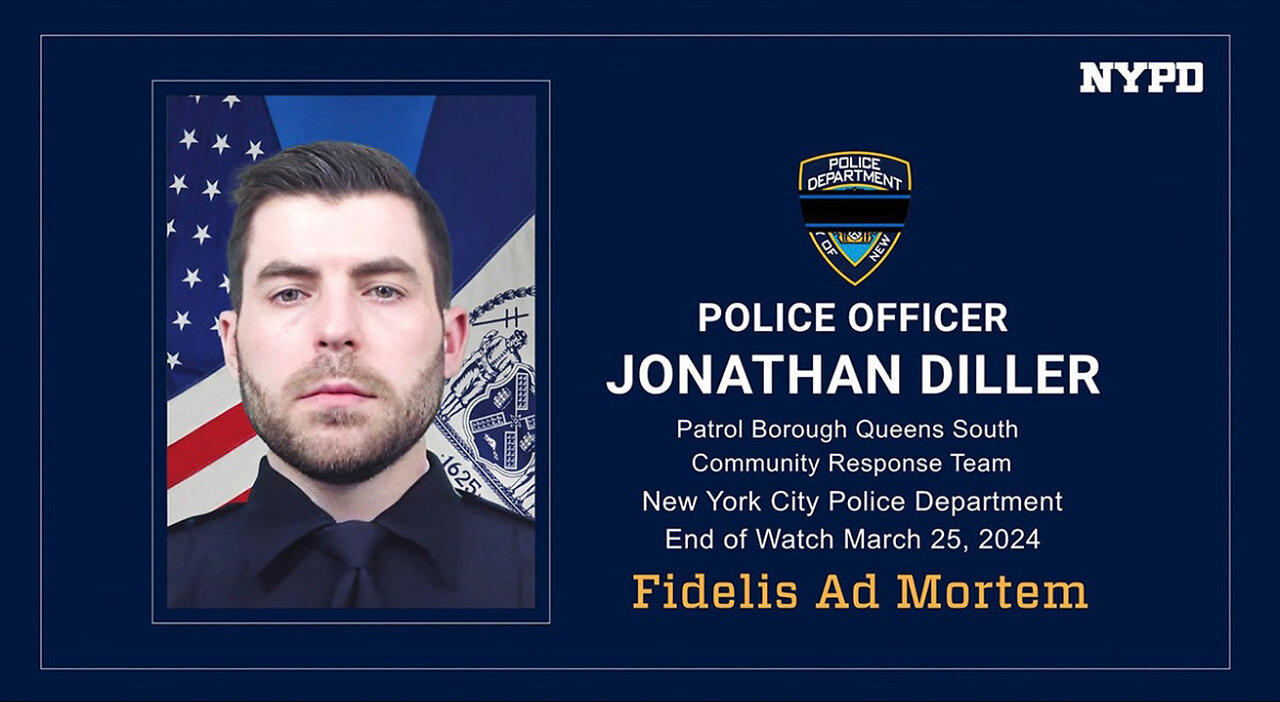 LIVE: Donald Trump attends the funeral of NYPD officer Jonathan Diller